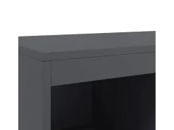 Aparador cómoda armario mueble organizador cocina salón salón alto 68 x 39 x 111,5 cm acero antracita 02_0032209