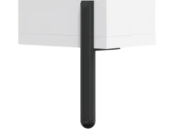 Aparador cómoda armario mueble organizador cocina salón salón 69,5 x 32,5 x 180 cm madera contrachapada blanca 02_0030400