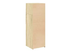 Aparador cómoda armario mueble organizador cocina salón salón alto sonoma 40 x 42,5 x 124 cm madera contrachapada marrón 02_0034060