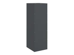 Aparador cómoda armario mueble organizador cocina salón salón 34,5 x 39 x 107 cm acero antracita 02_0029692