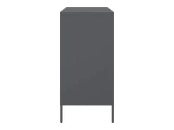 Aparador cómoda armario mueble organizador cocina salón salón 68 x 39 x 79 cm acero antracita 02_0029706