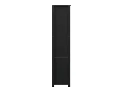 Aparador cómoda cómoda armario mueble organizador cocina salón salón alto 80 x 35 x 154 cm madera maciza de pino negro 02_0035130