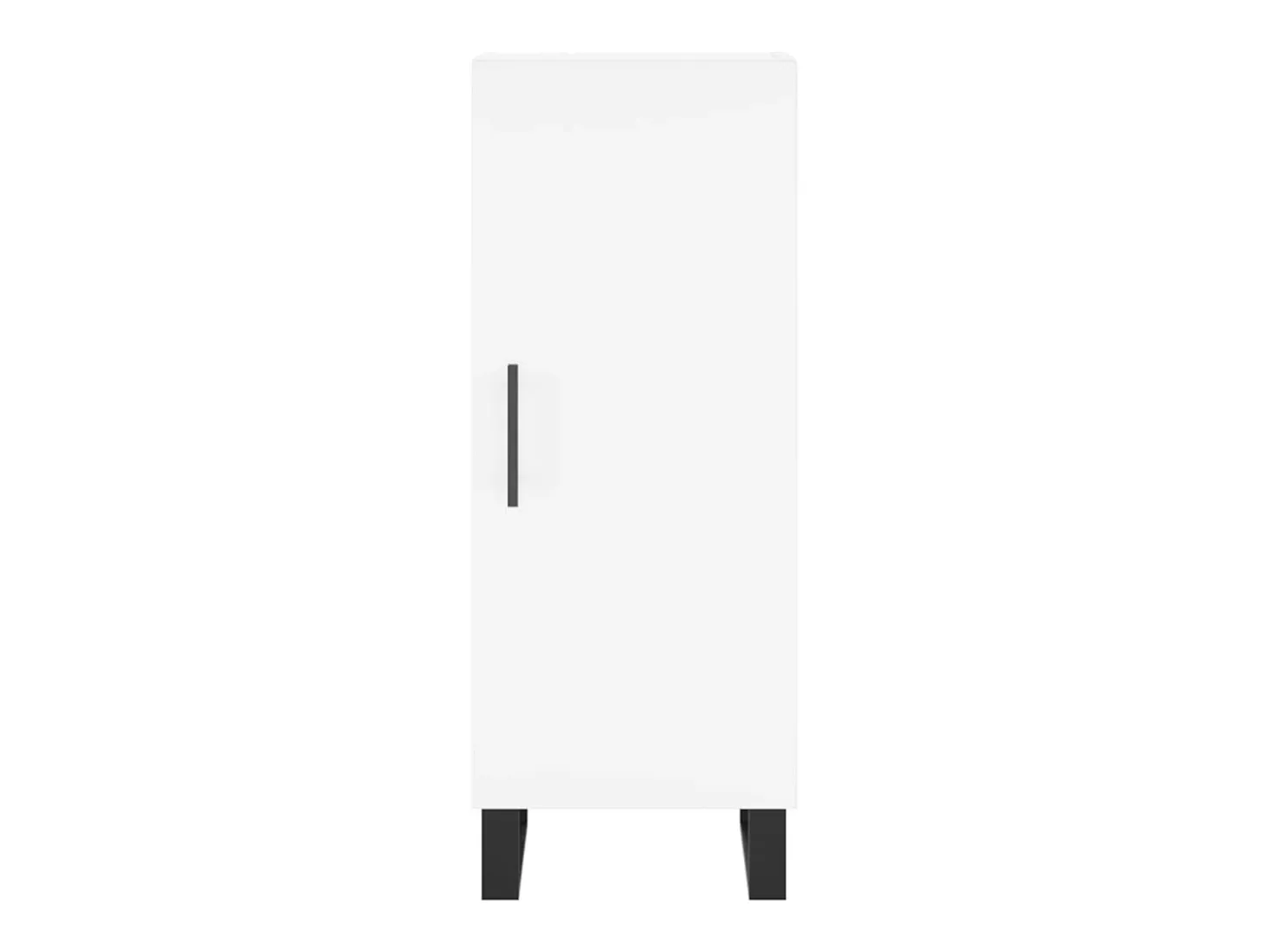 Aparador cómoda cómoda armario mueble organizador cocina salón salón 34,5 x 34 x 90 cm madera contrachapada blanco 02_0030265