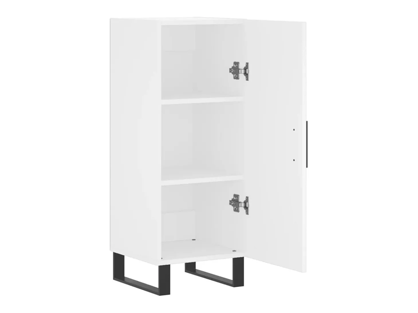 Aparador cómoda cómoda armario mueble organizador cocina salón salón 34,5 x 34 x 90 cm madera contrachapada blanco 02_0030265