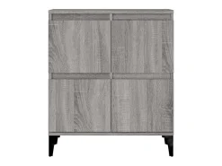 Aparador cómoda cómoda armario unidad de almacenamiento organizador cocina salón salonsonoma 60 x 35 x 70 cm madera contrachapada gris 02_0036413