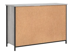 Aparador cómoda cómoda armario unidad de almacenamiento organizador cocina salón salonsonoma 100 x 35 x 70 cm madera contrachapada gris 02_0036247