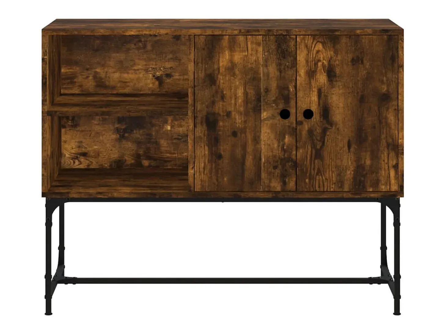 Aparador cómoda cómoda armario mueble organizador cocina salón salón 100 x 40 x 79,5 cm madera contrachapada marrón 02_0030842