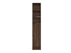 Aparador cómoda cómoda armario mueble organizador cocina salón salón con LED 36 x 32,5 x 200 cm madera contrachapada marrón 02_0029785