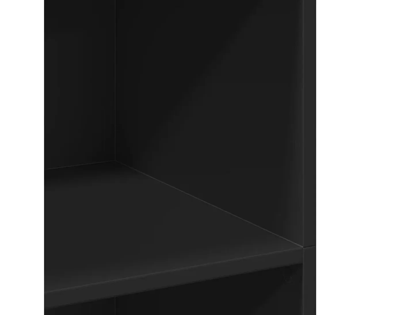 Aparador cómoda cómoda armario mueble organizador cocina salón salón alto 70 x 41 x 124 cm madera contrachapada negro 02_0035123