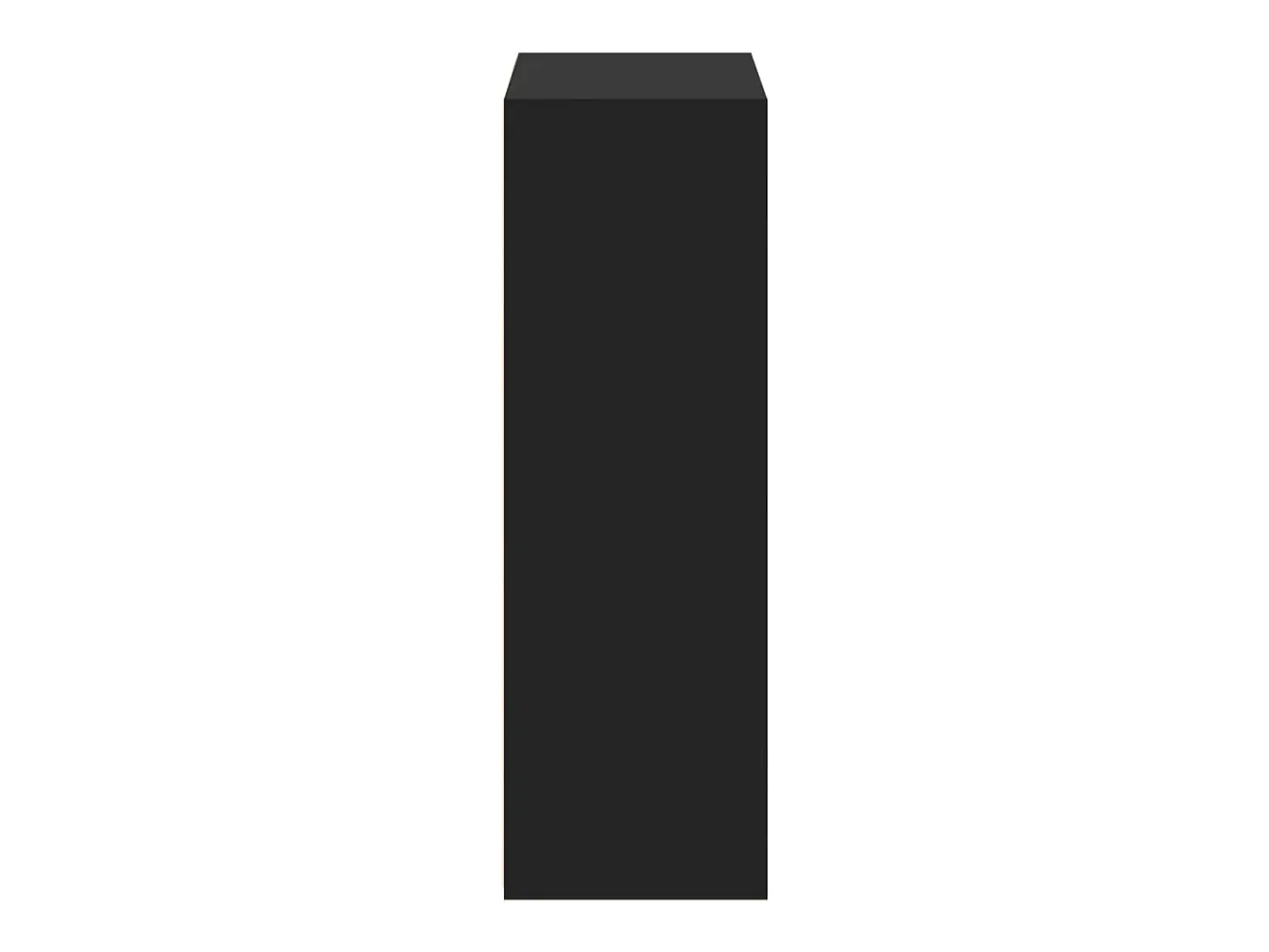 Aparador cómoda cómoda armario mueble organizador cocina salón salón alto 70 x 41 x 124 cm madera contrachapada negro 02_0035123