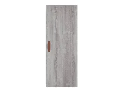 Aparador cómoda cómoda armario mueble organizador cocina salón salón alto Sonoma 34,5 x 34 x 180 cm madera contrachapada gris 02_0035209