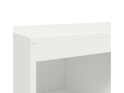 Aparador cómoda cómoda armario mueble organizador cocina salón salón alto 68 x 39 x 111,5 cm acero blanco 02_0032487