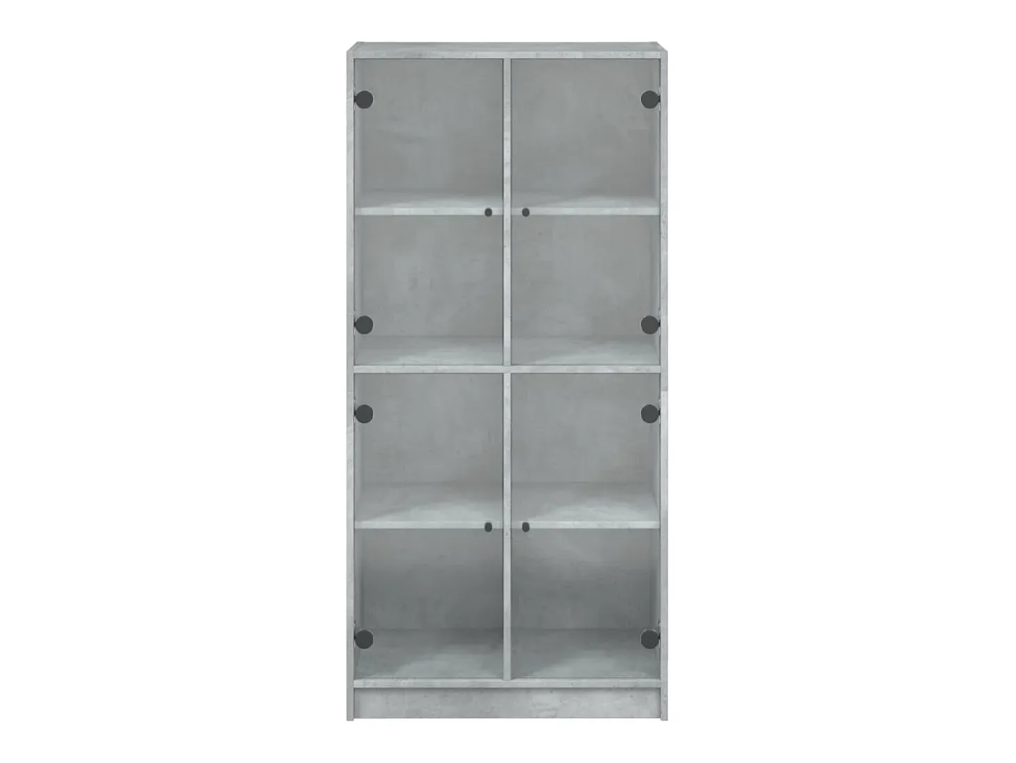 Aparador cómoda cómoda armario mueble organizador cocina salón salón alto con puertas 68 x 37 x 142 cm madera contrachapada gris 02_0032241
