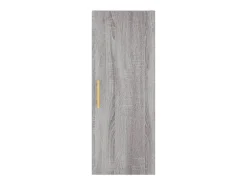 Aparador cómoda cómoda armario mueble organizador cocina salón salón alto Sonoma 34,5 x 34 x 180 cm madera contrachapada gris 02_0035301