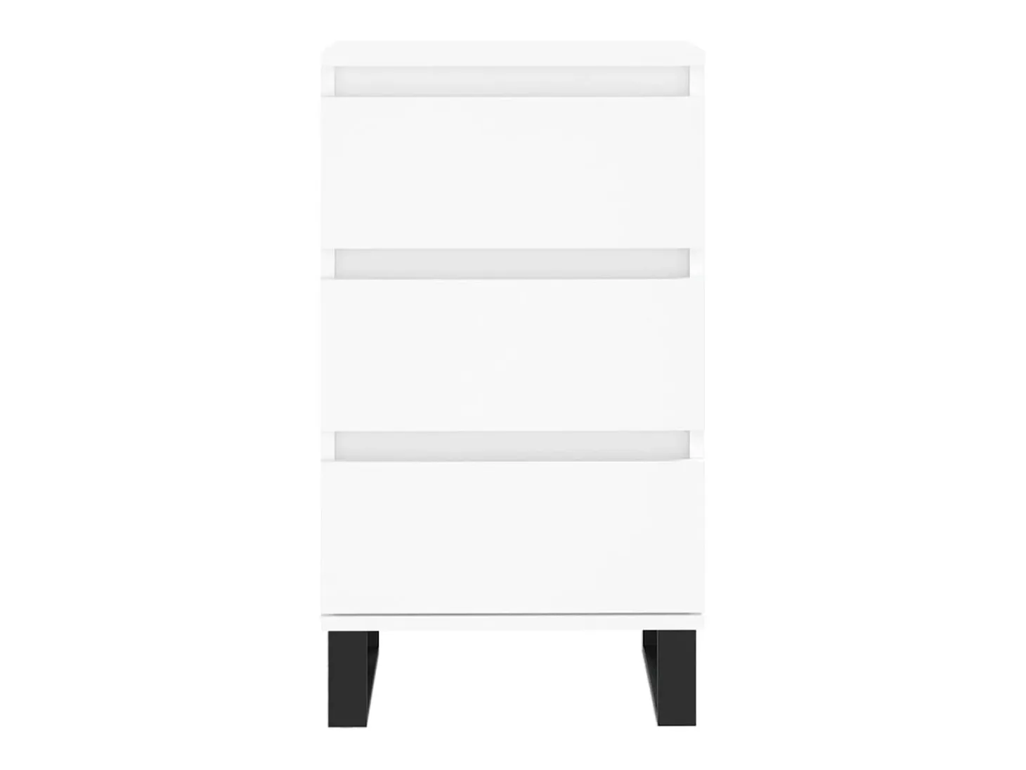 Aparador cómoda cómoda armario mueble organizador cocina salón salón 40 x 35 x 70 cm madera contrachapada blanca 02_0030297