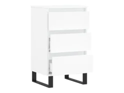 Aparador cómoda cómoda armario mueble organizador cocina salón salón 40 x 35 x 70 cm madera contrachapada blanca 02_0030297