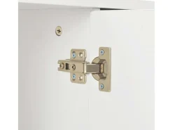 Aparador cómoda cómoda armario mueble organizador cocina salón brillante 71 x 35 x 80 cm madera contrachapada blanco 02_0030767