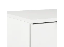 Aparador cómoda cómoda armario mueble organizador cocina salón brillante 71 x 35 x 80 cm madera contrachapada blanco 02_0030767