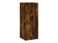 Aparador cómoda cómoda armario mueble organizador cocina salón salón alto 34,5 x 34 x 180 cm madera contrachapada marrón 02_0033286