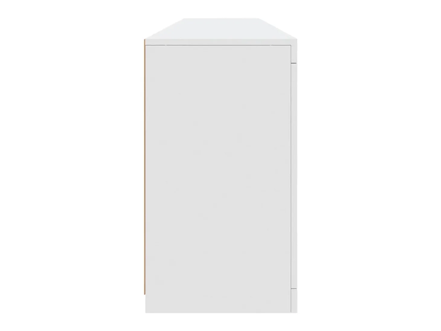Aparador cómoda cómoda armario mueble organizador cocina salón salón con luces LED 181,5 x 37 x 67 cm blanco 02_0029840