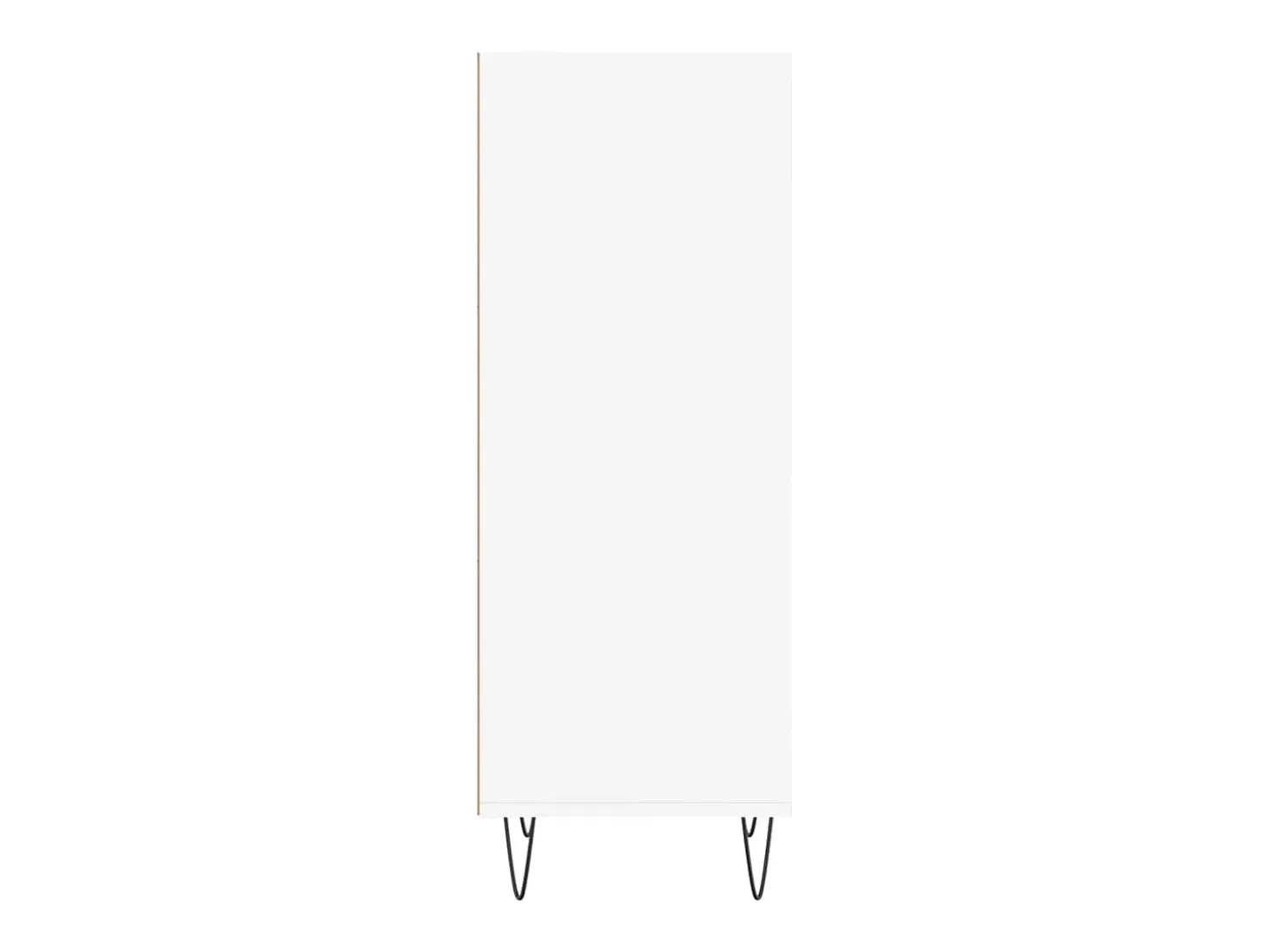 Aparador cómoda cómoda armario mueble organizador cocina salón salón 34,5 x 32,5 x 90 cm madera contrachapada blanco 02_0030237