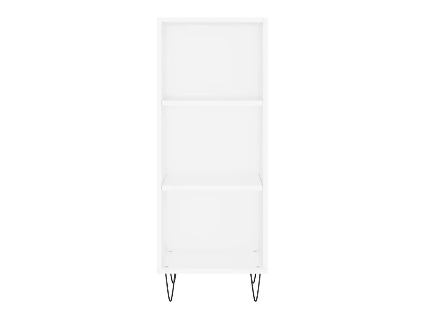 Aparador cómoda cómoda armario mueble organizador cocina salón salón 34,5 x 32,5 x 90 cm madera contrachapada blanco 02_0030237
