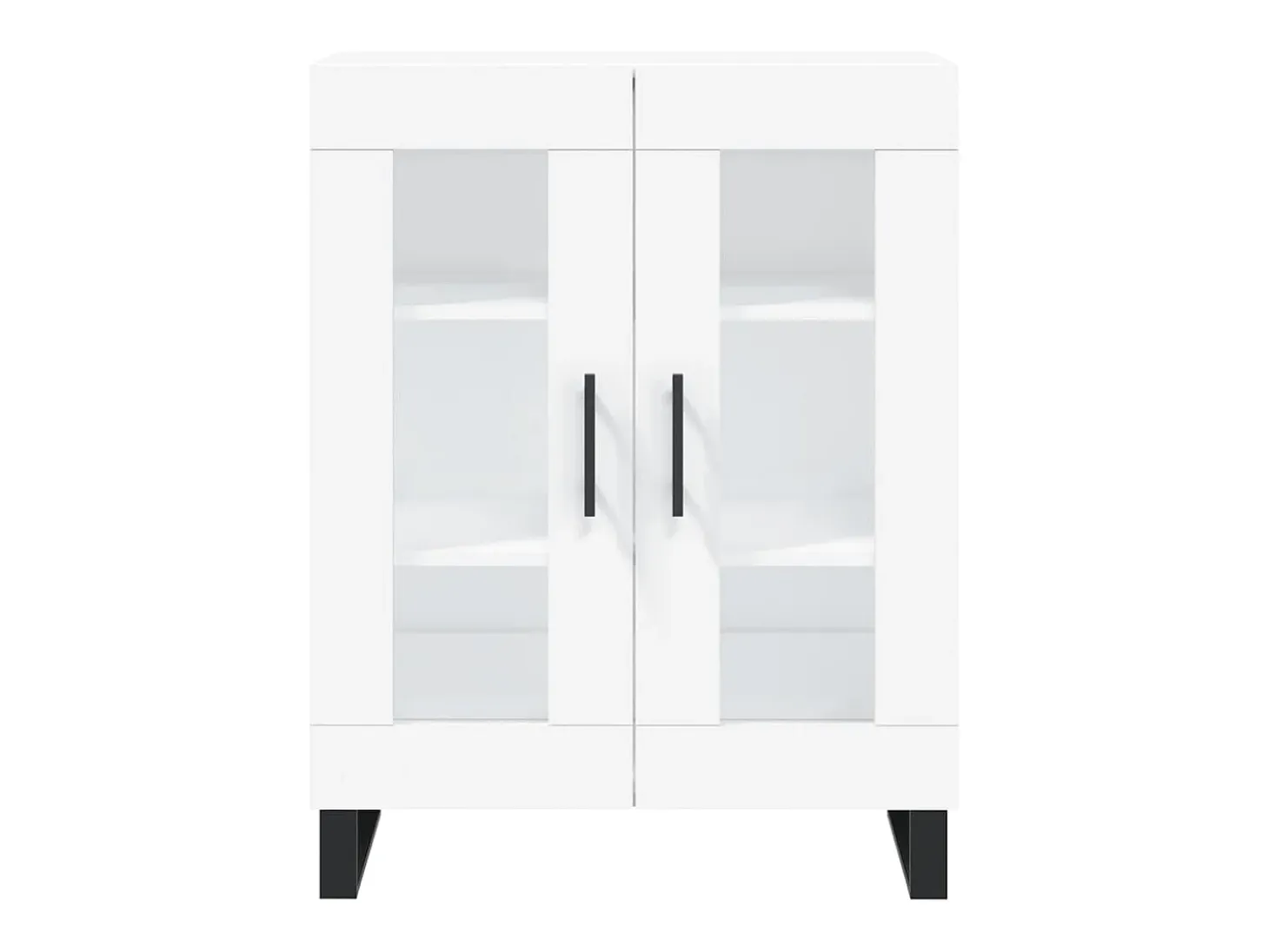 Aparador cómoda cómoda armario mueble organizador cocina salón salón alto 69,5 x 34 x 180 cm madera contrachapada blanco 02_0032627