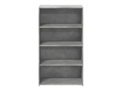 Aparador cómoda cómoda armario mueble organizador cocina salón salón alto 70 x 41 x 124 cm madera contrachapada gris 02_0034714