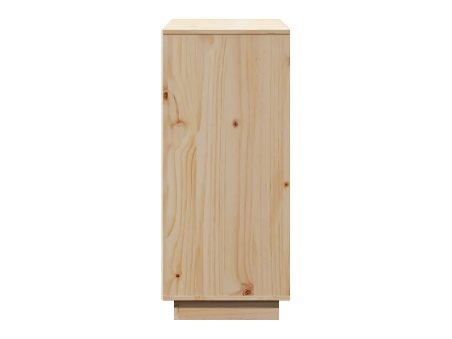 Aparador cómoda cómoda armario mueble organizador cocina salón salón 110,5 x 35 x 80 cm madera maciza de pino marrón 02_0029507