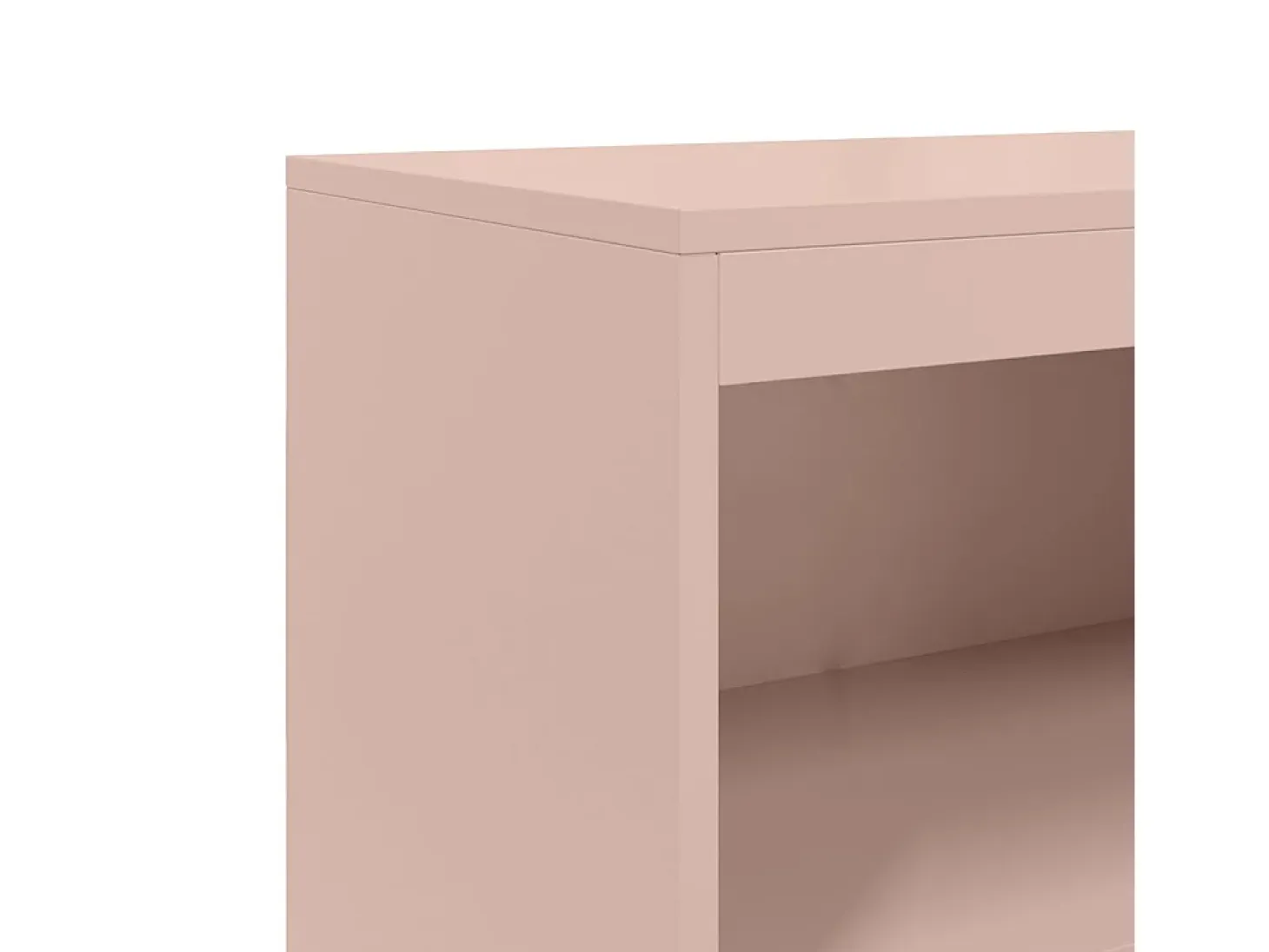 Aparador cómoda cómoda armario mueble organizador cocina salón salón alto 68,5 x 38,5 x 123,5 cm acero rosa 02_0035161