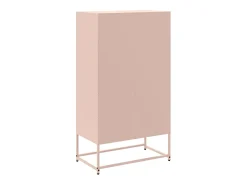 Aparador cómoda cómoda armario mueble organizador cocina salón salón alto 68,5 x 38,5 x 123,5 cm acero rosa 02_0035161
