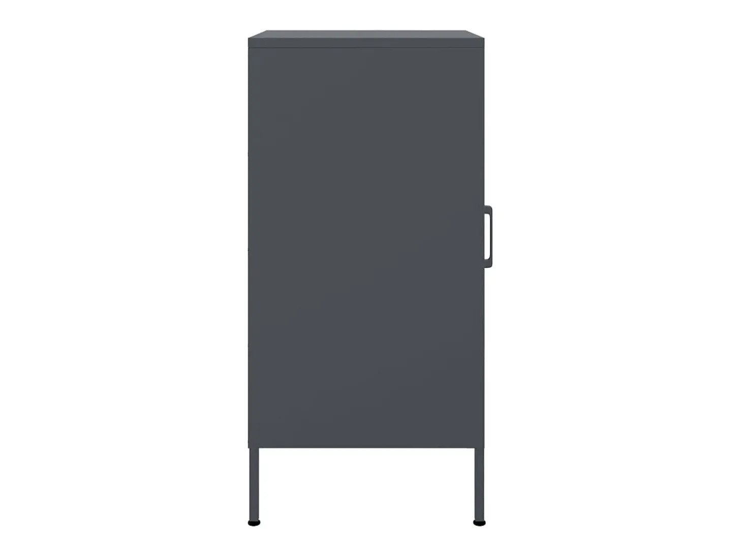 Aparador cómoda cómoda armario mueble organizador cocina salón salón 36 x 39 x 79 cm acero antracita 02_0029695