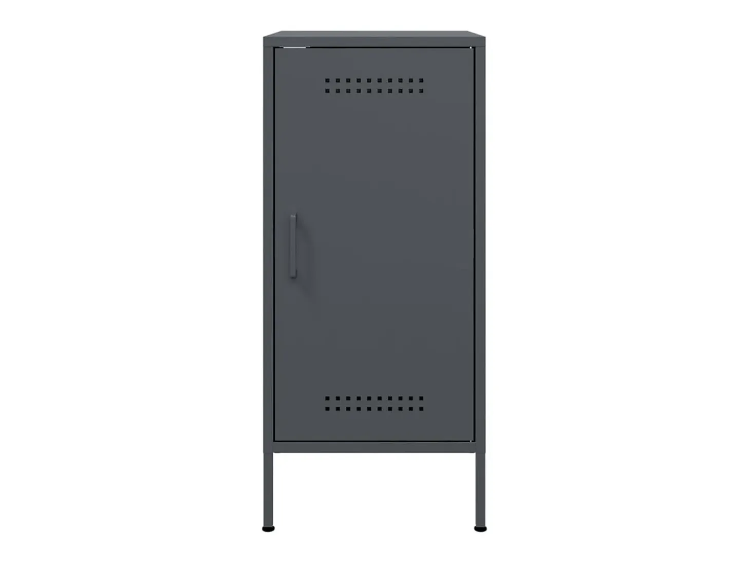 Aparador cómoda cómoda armario mueble organizador cocina salón salón 36 x 39 x 79 cm acero antracita 02_0029695