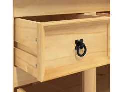 Aparador cómoda cómoda armario mueble organizador cocina salón Corona 112 x 43 x 78 cm madera maciza pino mexicano marrón 02_0031749