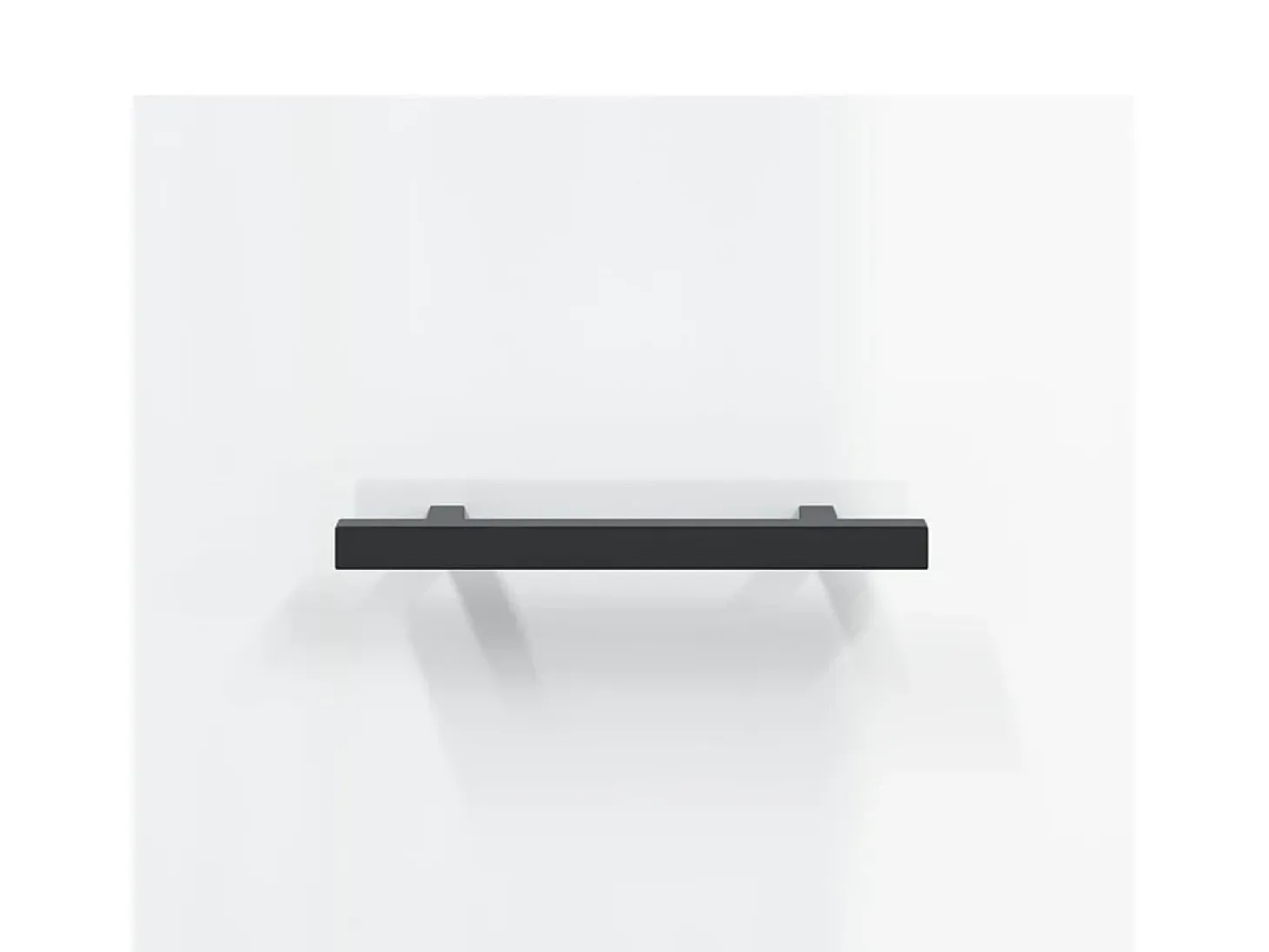 Aparador cómoda cómoda armario mueble organizador cocina salón brillante 69,5 x 34 x 90 cm madera contrachapada blanco 02_0030723