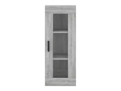 Aparador cómoda cómoda armario mueble organizador cocina salón salón alto Sonoma 34,5 x 34 x 180 cm madera contrachapada gris 02_0035218