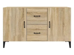 Aparador cómoda cómoda armario mueble organizador cocina salón salón Sonoma 100 x 36 x 60 cm madera contrachapada marrón 02_0031464