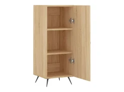 Aparador cómoda cómoda armario mueble organizador cocina salón salón Sonoma 34,5 x 34 x 90 cm madera contrachapada marrón 02_0031536