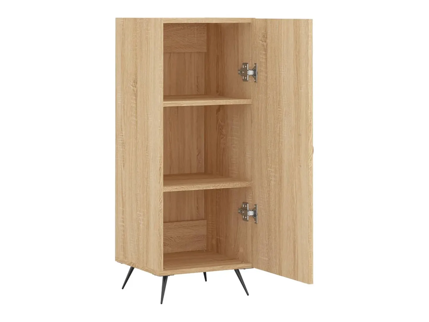 Aparador cómoda cómoda armario mueble organizador cocina salón salón Sonoma 34,5 x 34 x 90 cm madera contrachapada marrón 02_0031536