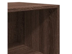 Aparador cómoda cómoda armario mueble organizador cocina salón salón alto 40 x 41 x 185 cm madera contrachapada marrón 02_0033714
