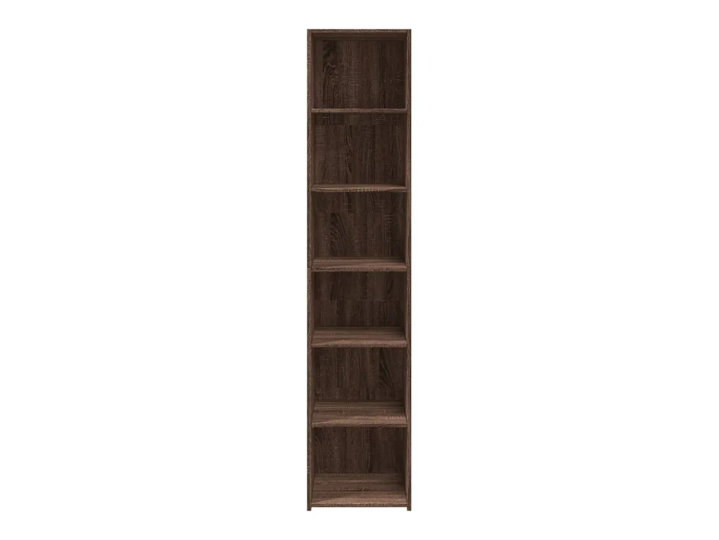 Aparador cómoda cómoda armario mueble organizador cocina salón salón alto 40 x 41 x 185 cm madera contrachapada marrón 02_0033714