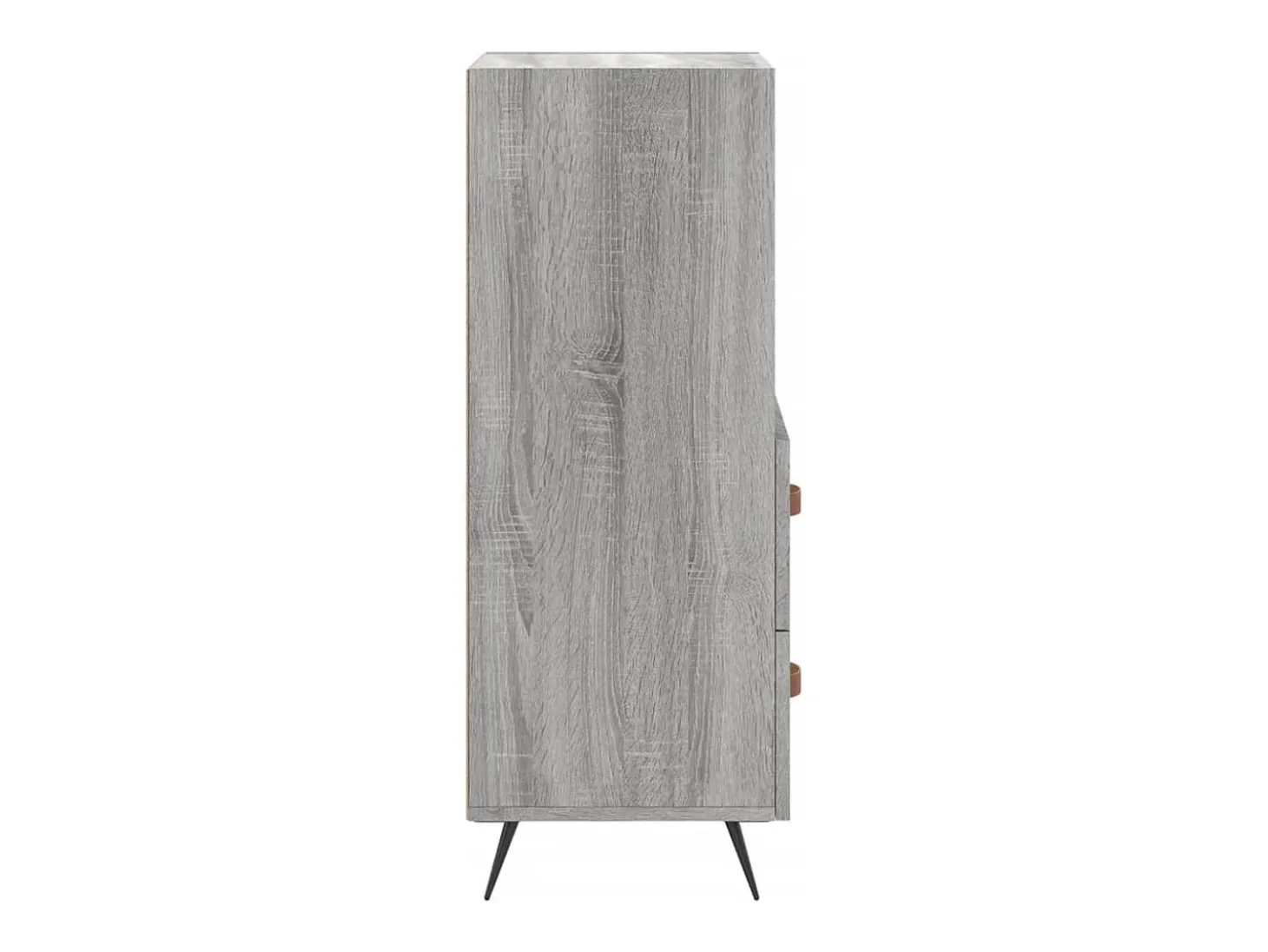 Aparador cómoda cómoda armario mueble organizador cocina salón salón Sonoma 34,5 x 34 x 90 cm madera contrachapada gris 02_0036343