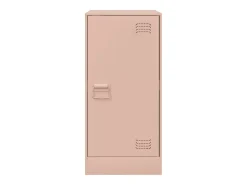 Aparador cómoda cómoda armario mueble organizador cocina salón salón 34,5 x 39 x 73 cm acero rosa 02_0036200