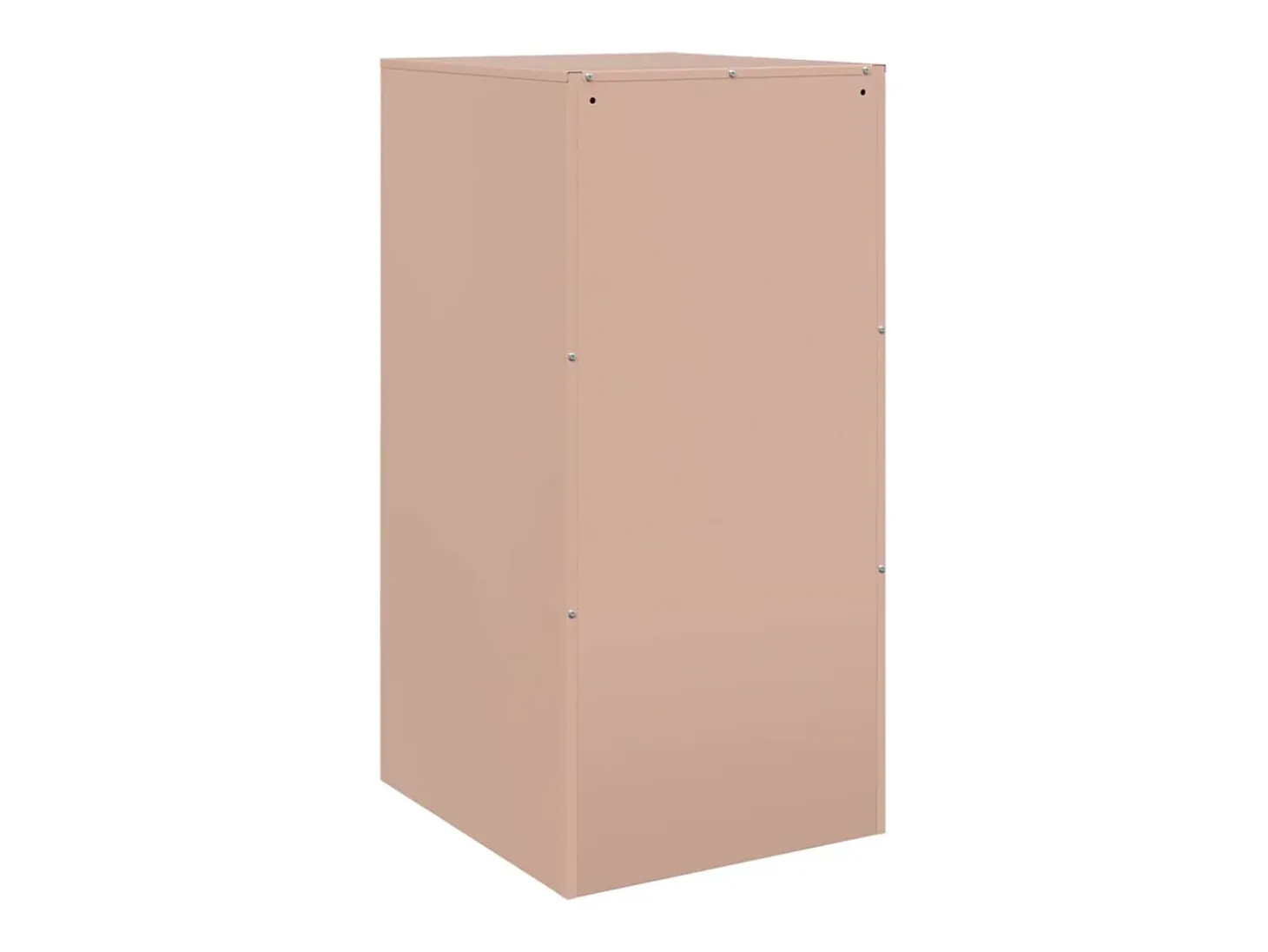 Aparador cómoda cómoda armario mueble organizador cocina salón salón 34,5 x 39 x 73 cm acero rosa 02_0036200