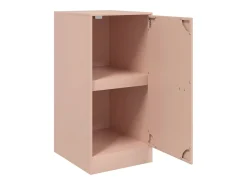 Aparador cómoda cómoda armario mueble organizador cocina salón salón 34,5 x 39 x 73 cm acero rosa 02_0036200