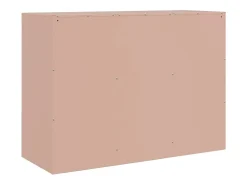 Aparador cómoda cómoda armario mueble organizador cocina salón salón 99 x 39 x 73 cm acero rosa 02_0036219
