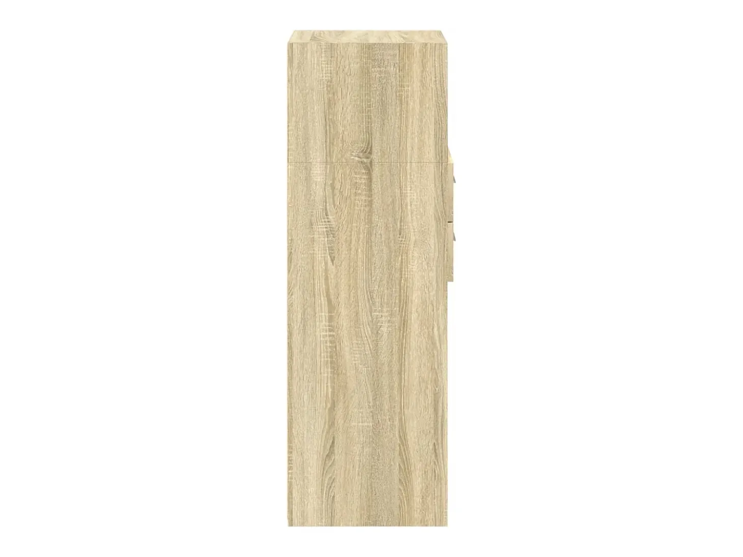 Aparador cómoda cómoda armario mueble organizador cocina salón salón alto Sonoma 45 x 42,5 x 124 cm madera contrachapada marrón 02_0034065