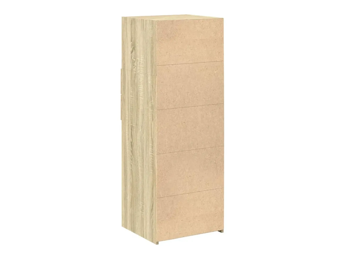 Aparador cómoda cómoda armario mueble organizador cocina salón salón alto Sonoma 45 x 42,5 x 124 cm madera contrachapada marrón 02_0034065