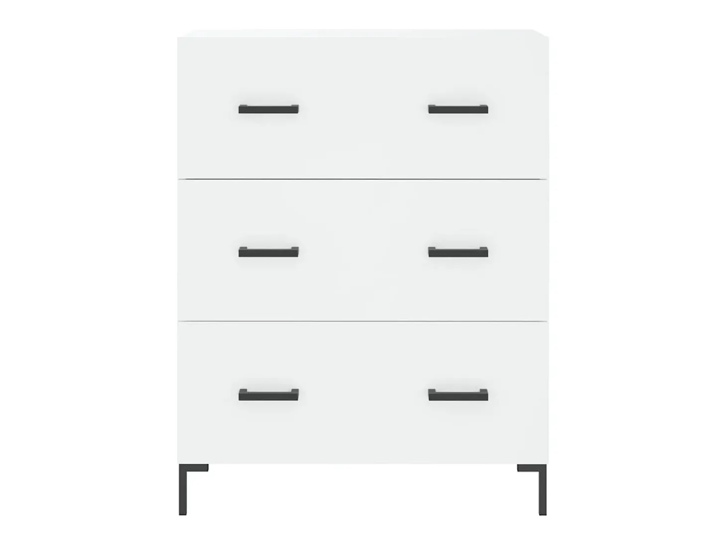 Aparador cómoda cómoda armario mueble organizador cocina salón salón alto 69,5 x 34 x 180 cm madera contrachapada blanco 02_0032567
