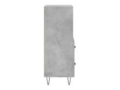 Aparador cómoda cómoda armario mueble organizador cocina salón salón 34,5 x 34 x 90 cm madera contrachapada gris 02_0031880